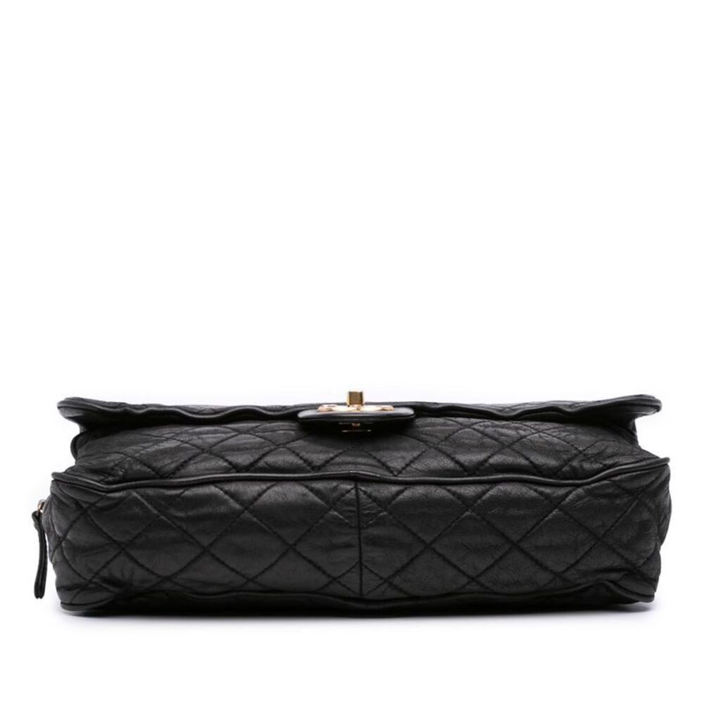 Pre Loved chanel Classic Flap Shoulder Bag Women Black - Picture 3 of 8